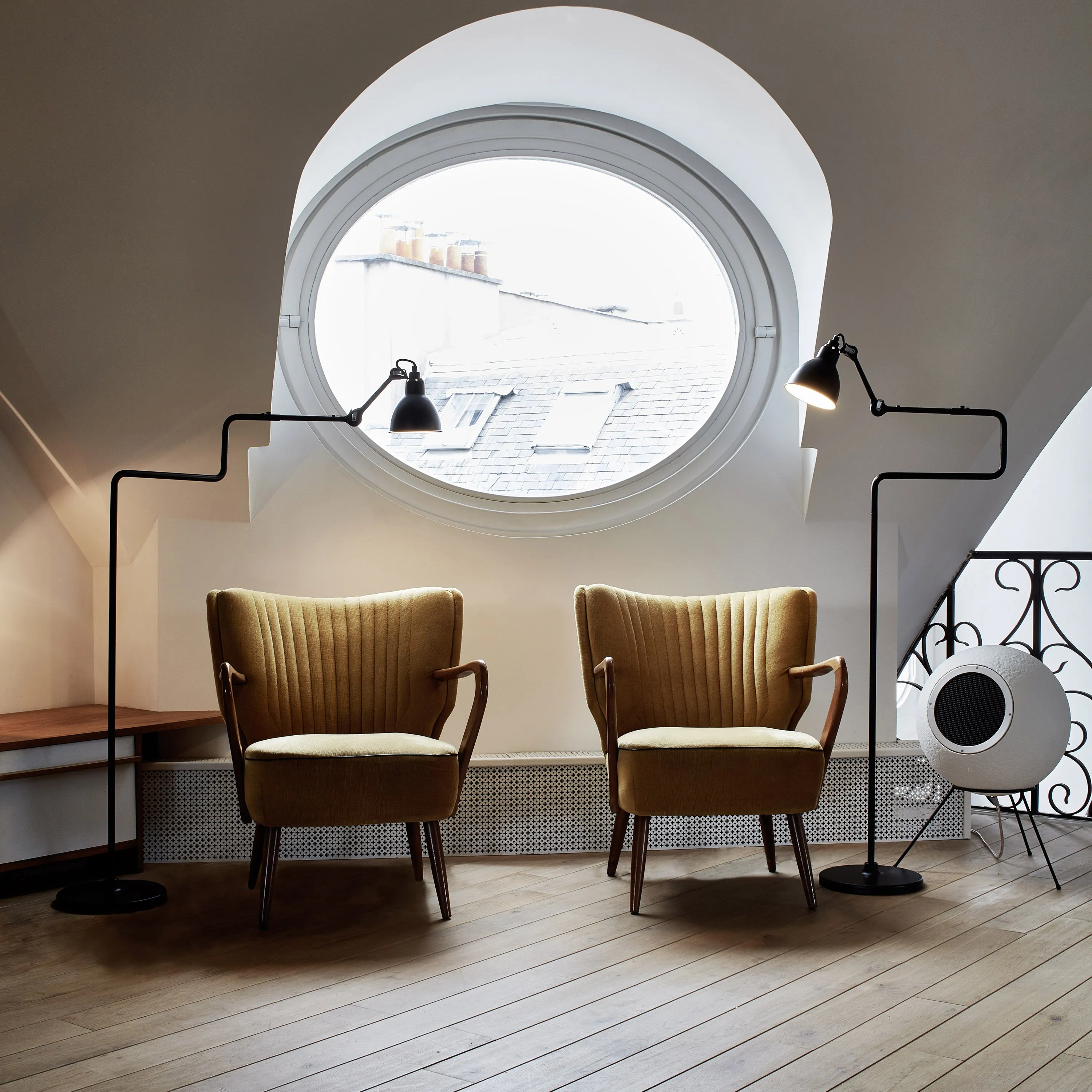 Lampe Gras N°411 Floor Lamp