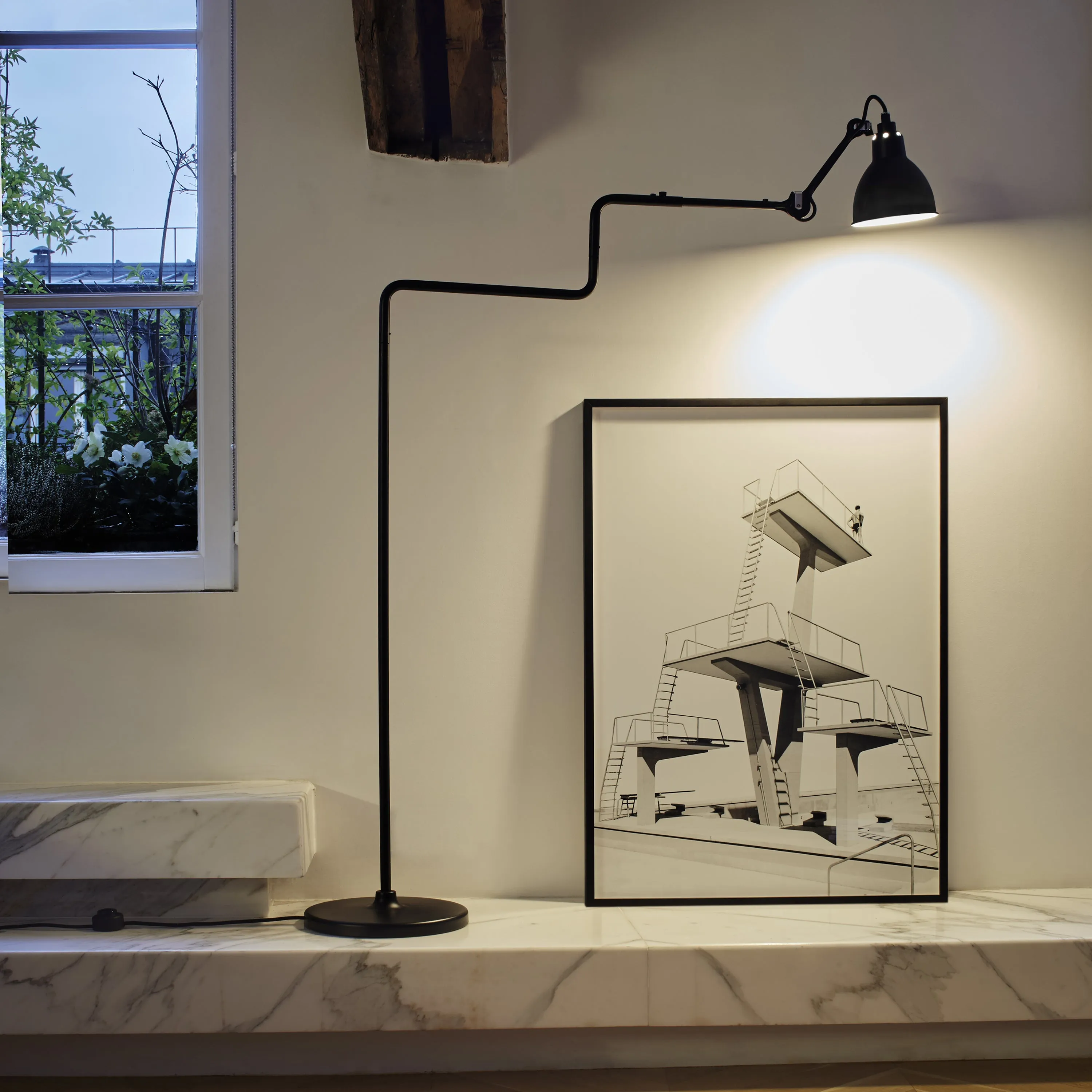 Lampe Gras N°411 Floor Lamp