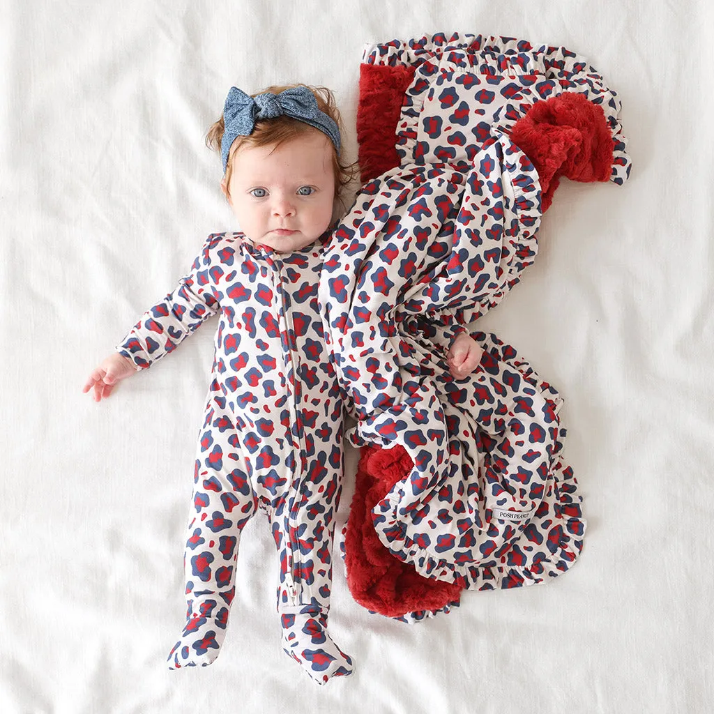 Liberty Grace Minky Ruffled Luxette Patoo® Blanket