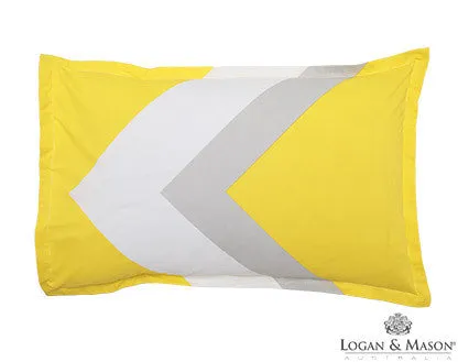 Logan & Mason Marley Yellow Duvet Cover Set