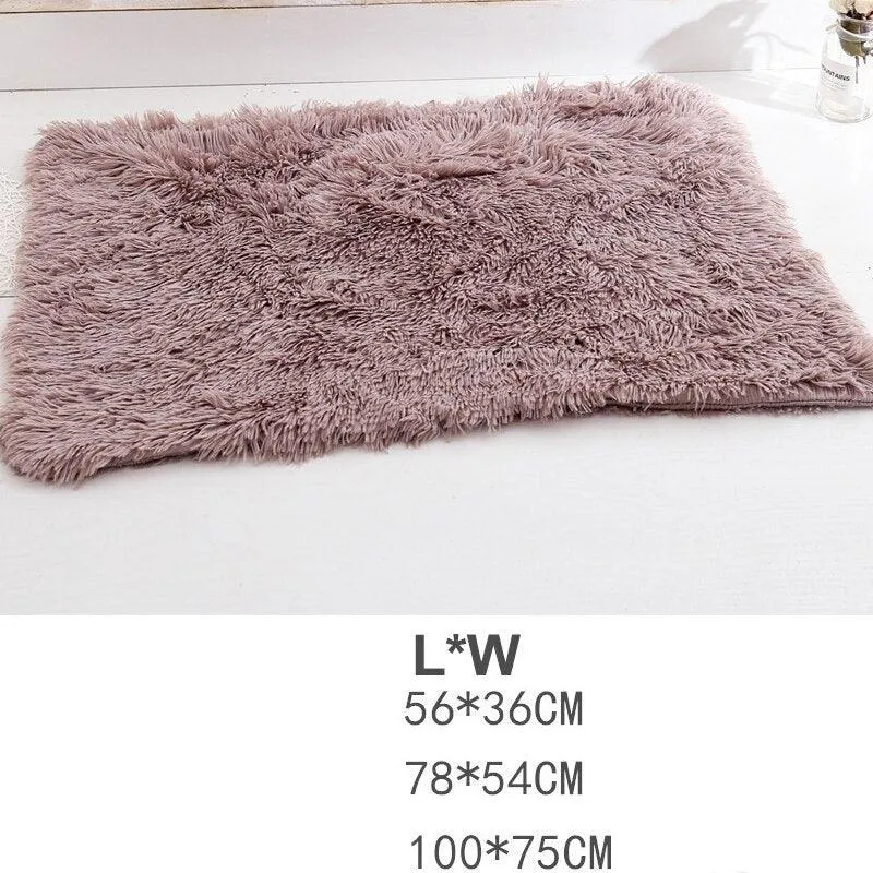 Long Plush Pet Mattress with Removable Washable Cover