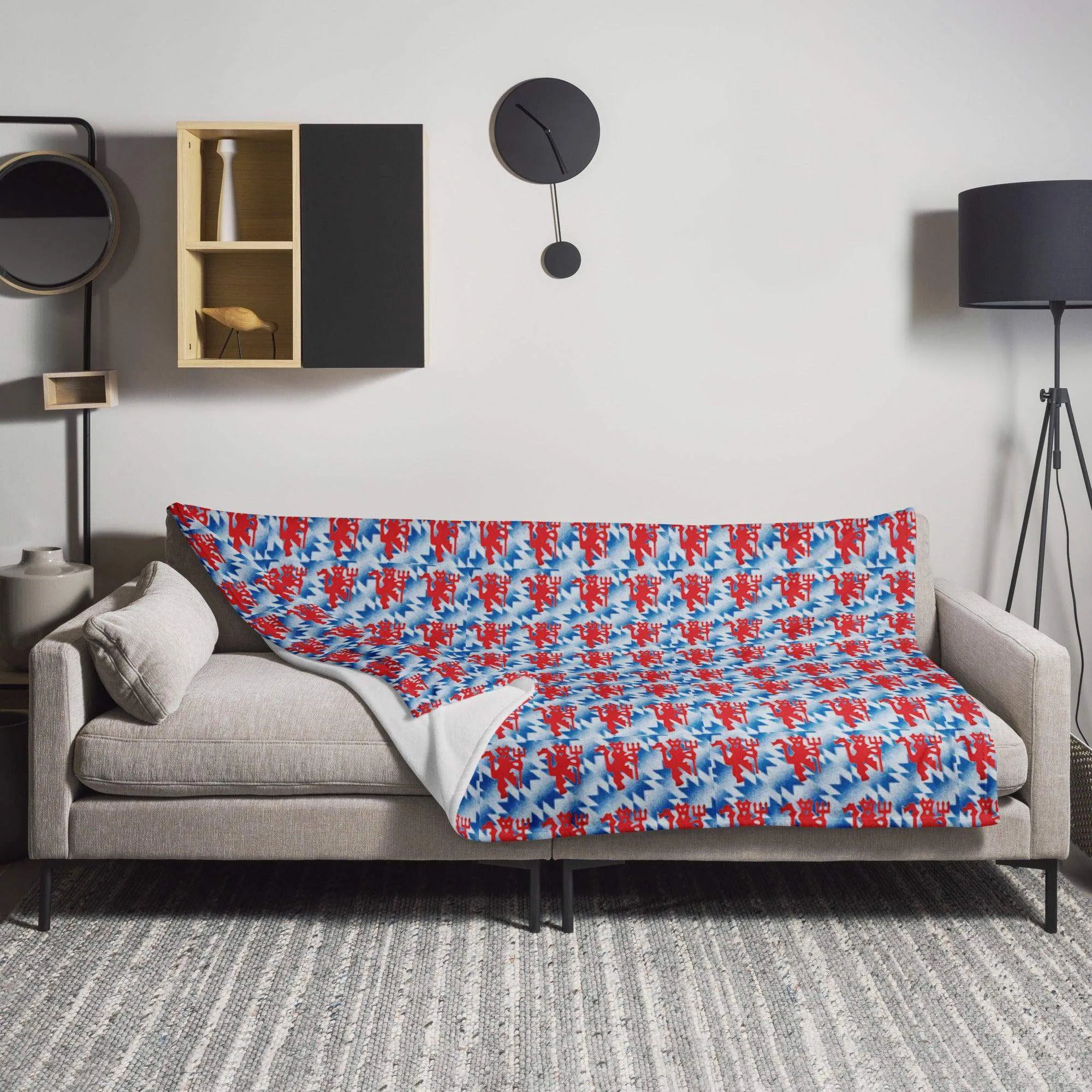 Manchester Untied Retro Throw Blanket