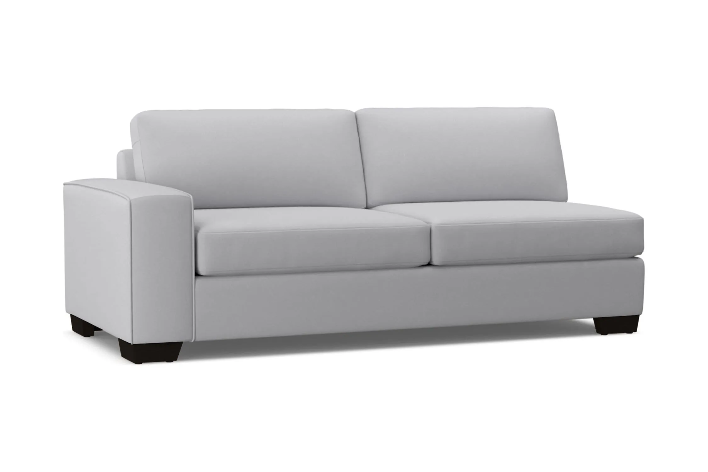 Melrose Left Arm Sofa :: Leg Finish: Espresso / Configuration: LAF - Chaise on the Left