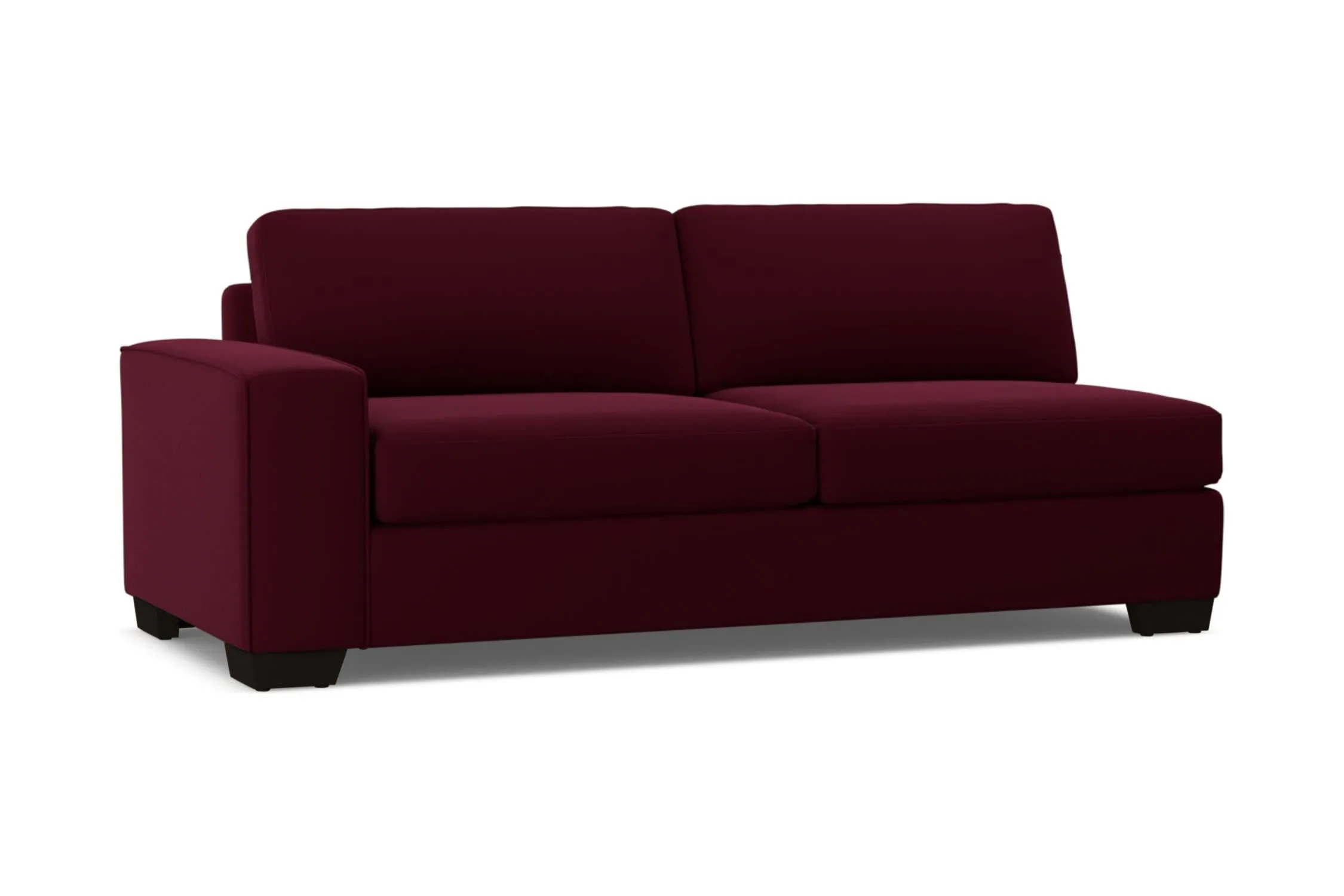 Melrose Left Arm Sofa :: Leg Finish: Espresso / Configuration: LAF - Chaise on the Left