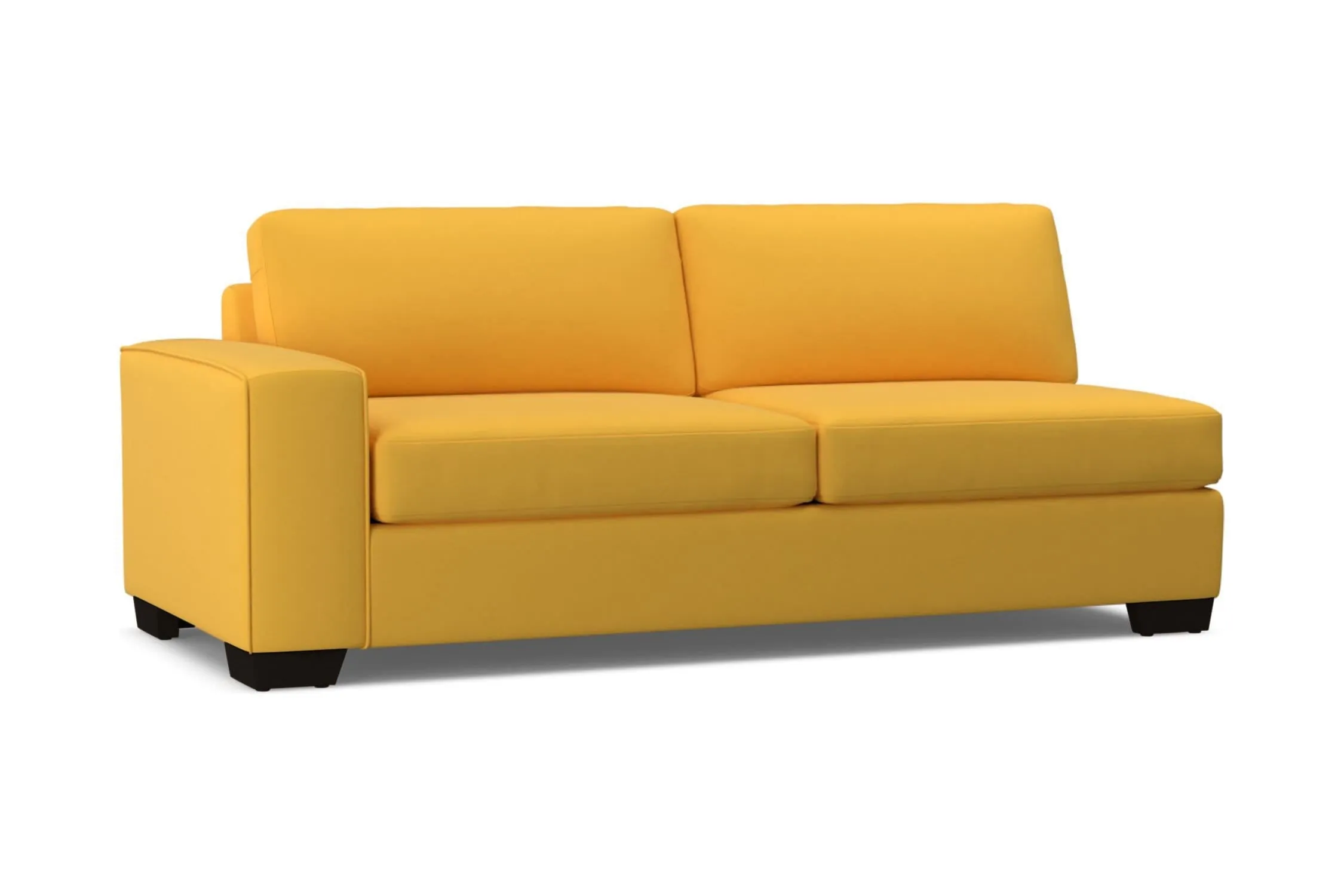 Melrose Left Arm Sofa :: Leg Finish: Espresso / Configuration: LAF - Chaise on the Left