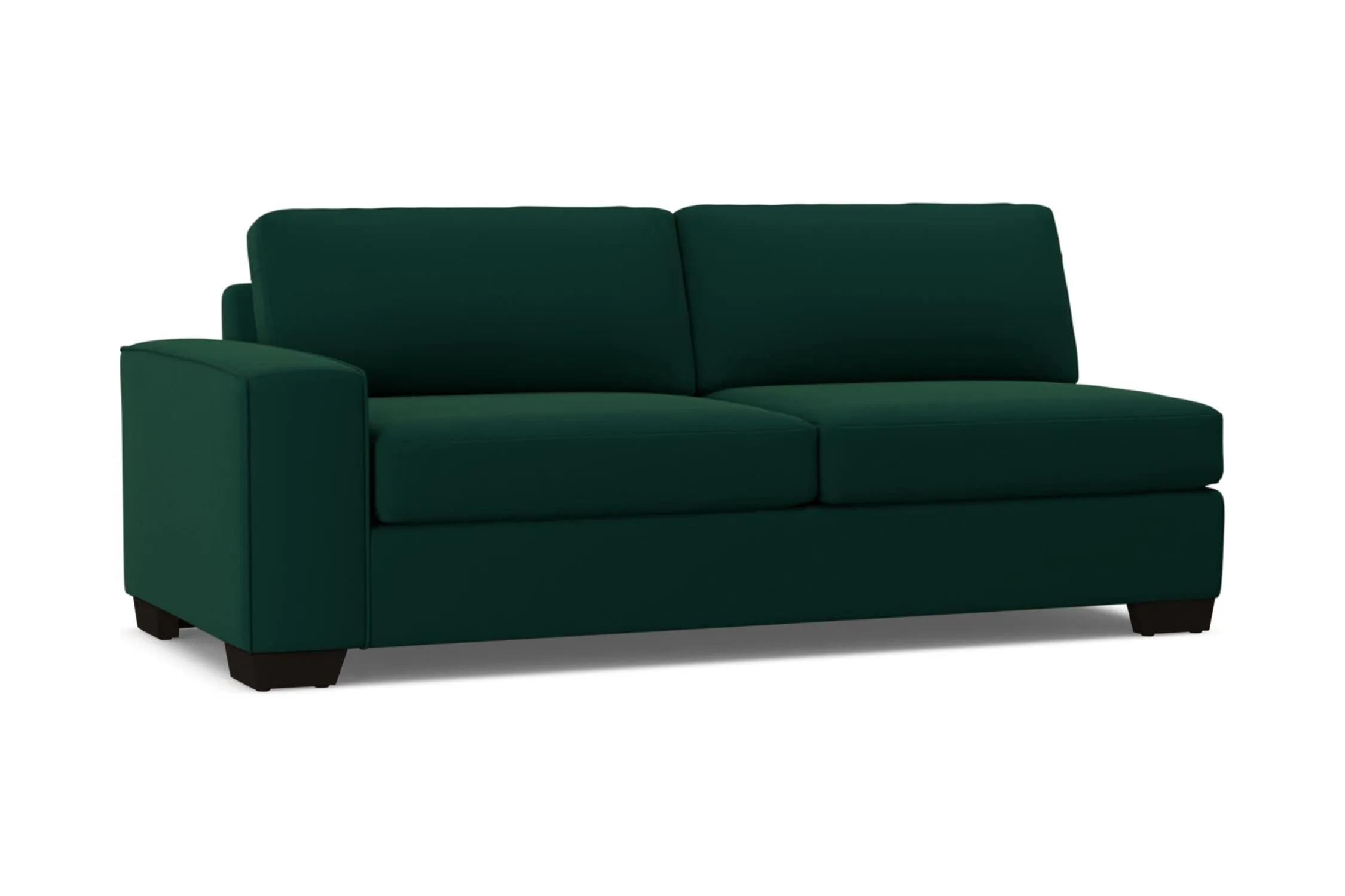 Melrose Left Arm Sofa :: Leg Finish: Espresso / Configuration: LAF - Chaise on the Left