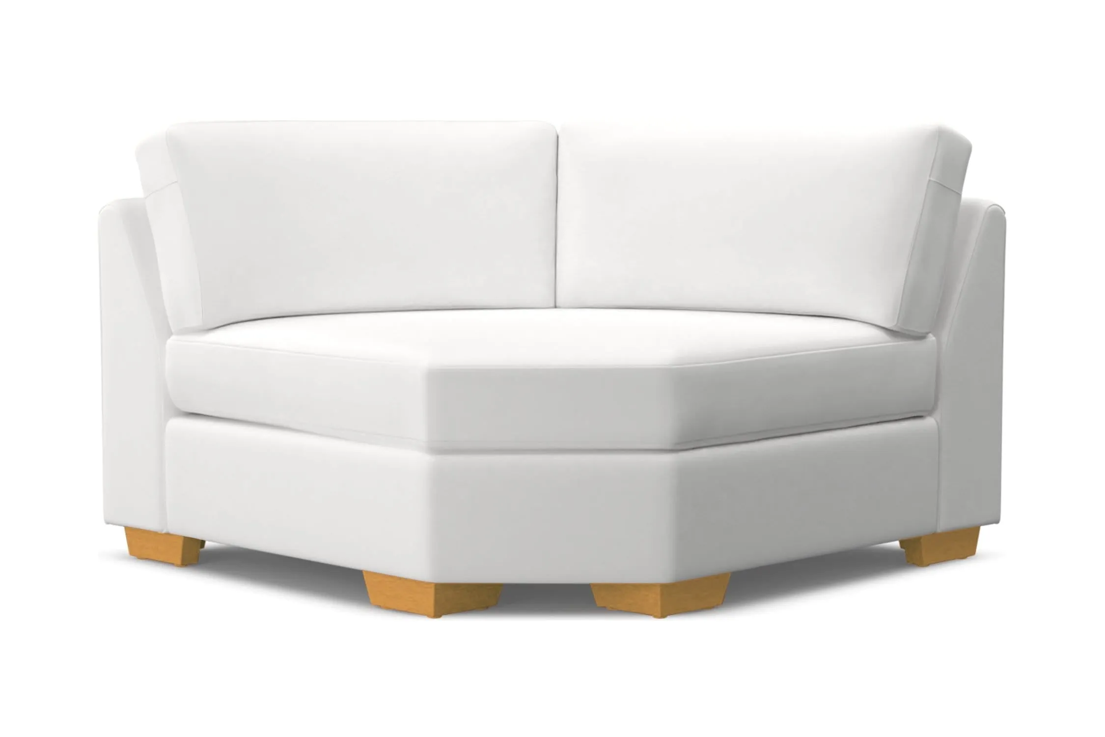 Melrose Round Corner :: Leg Finish: Natural