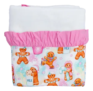 Meri Ruffle Plush Birdie Blanket: Toddler