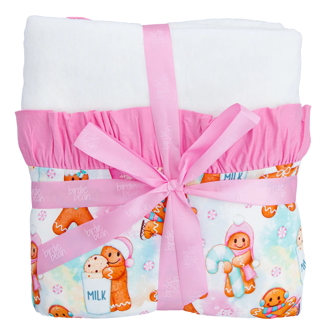 Meri Ruffle Plush Birdie Blanket: Toddler