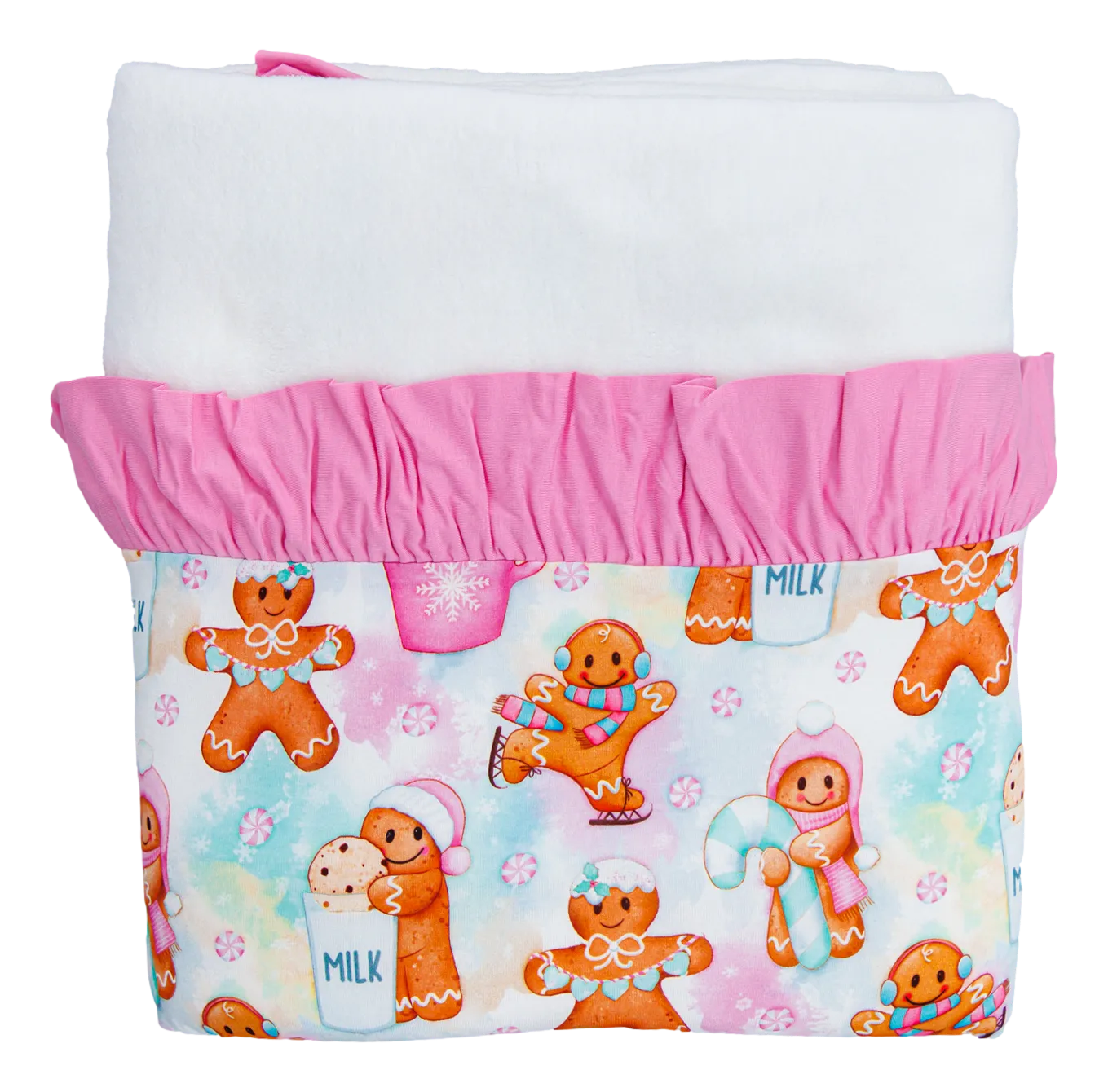 Meri Ruffle Plush Birdie Blanket: Toddler
