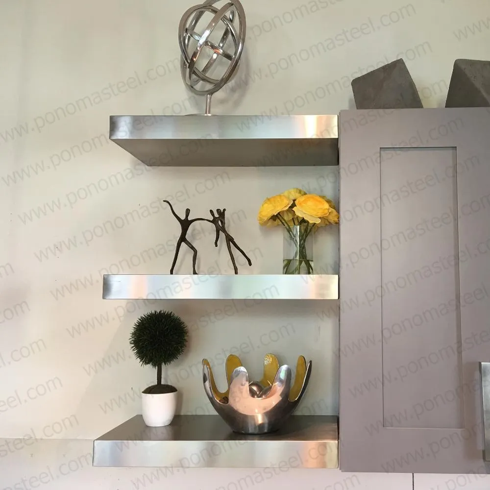 Metal shelves 33"- 37" (cm. 83.8 - 94) made-to-order Ponoma®