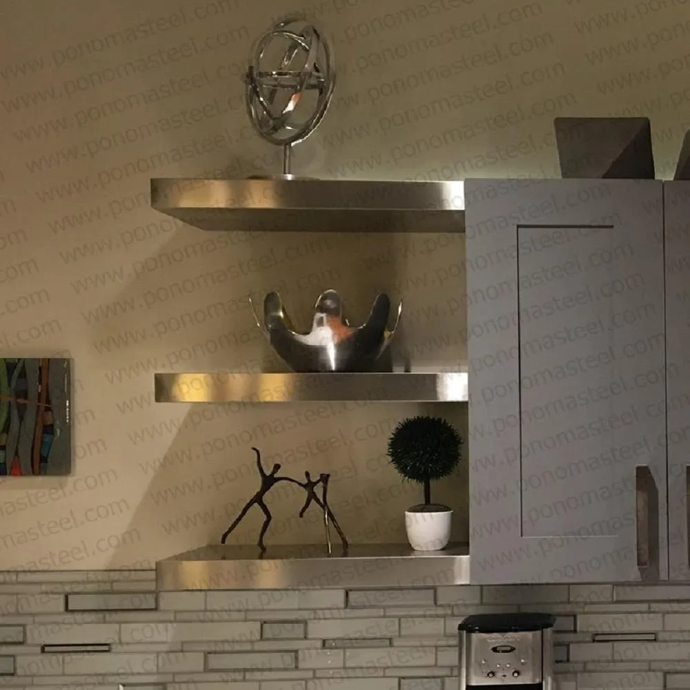 Metal shelves 33"- 37" (cm. 83.8 - 94) made-to-order Ponoma®