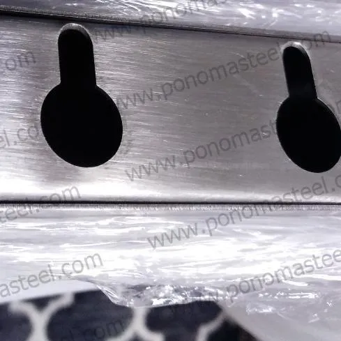 Metal shelves 53"- 62" (cm. 135 - 157,5) made-to-order floating shelves Ponoma®