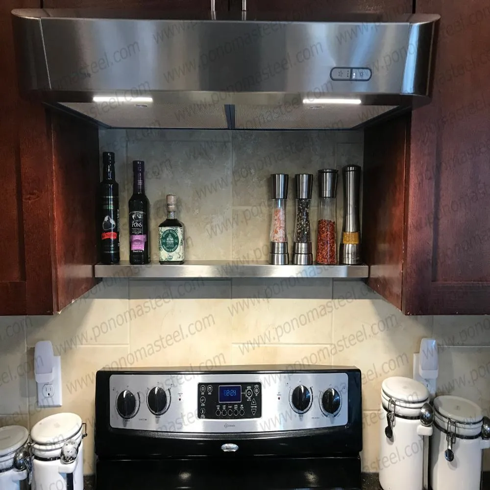 Metal shelves 53"- 62" (cm. 135 - 157,5) made-to-order floating shelves Ponoma®