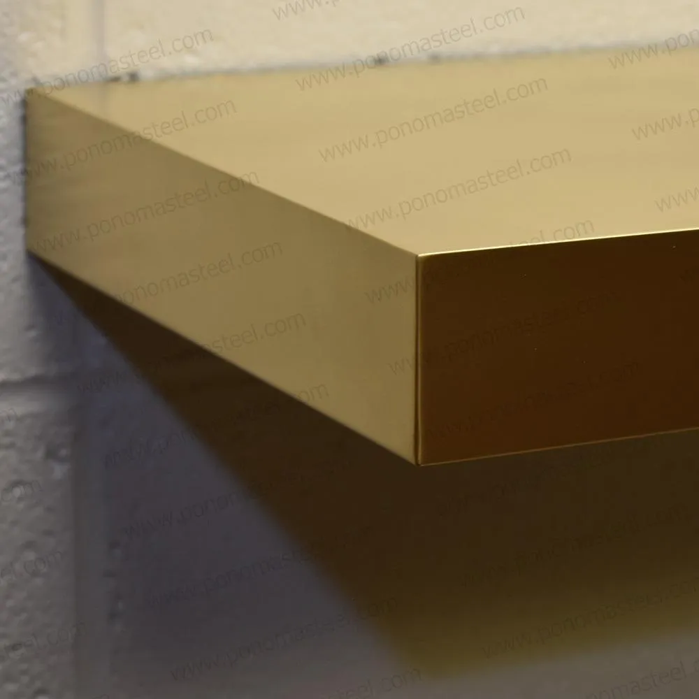 Metal shelves 53"- 62" (cm. 135 - 157,5) made-to-order floating shelves Ponoma®