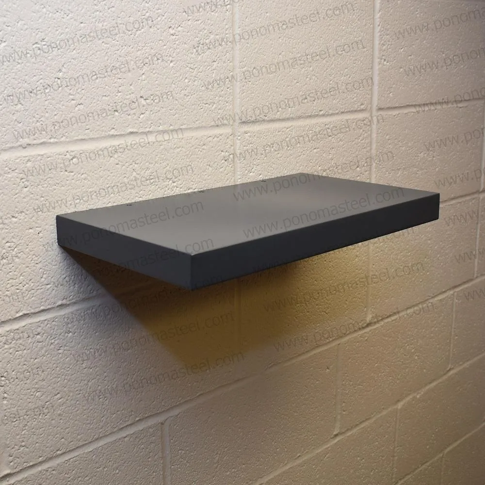 Metal shelves 53"- 62" (cm. 135 - 157,5) made-to-order floating shelves Ponoma®