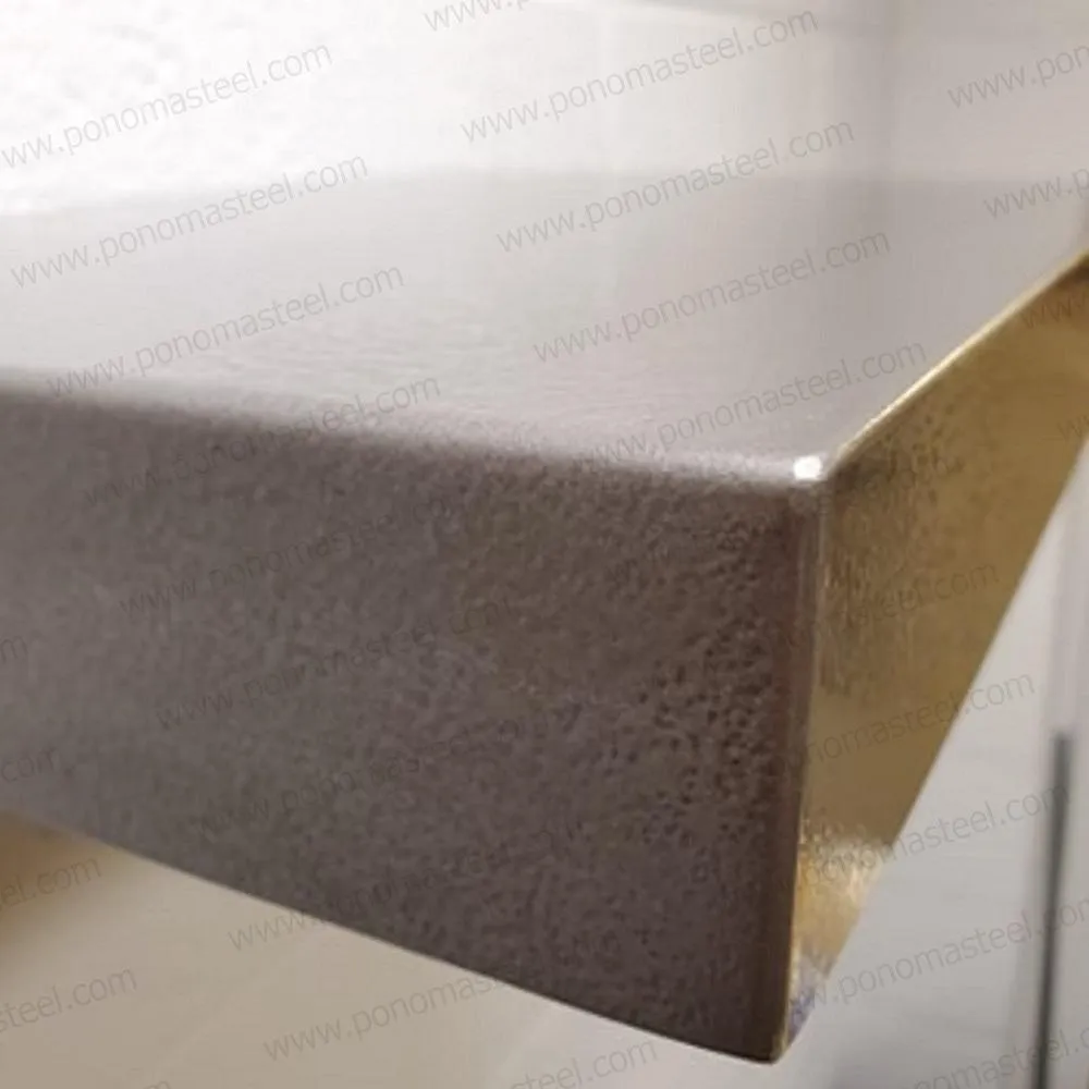 Metal shelves 53"- 62" (cm. 135 - 157,5) made-to-order floating shelves Ponoma®