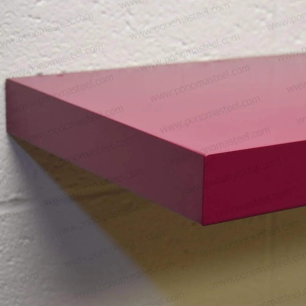 Metal shelves 53"- 62" (cm. 135 - 157,5) made-to-order floating shelves Ponoma®
