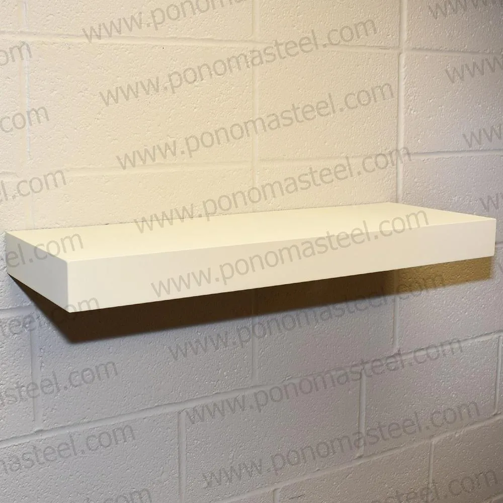 Metal shelves 53"- 62" (cm. 135 - 157,5) made-to-order floating shelves Ponoma®