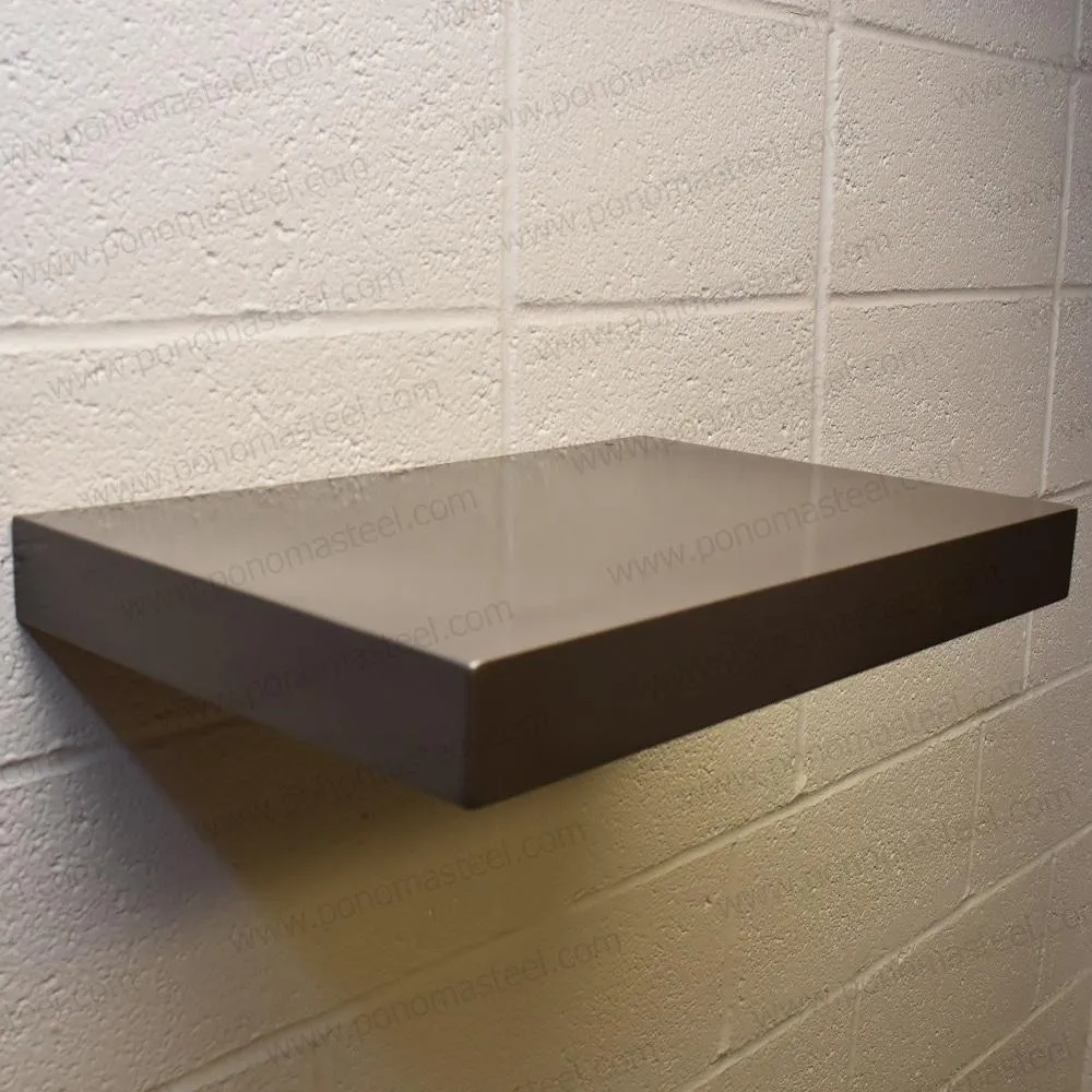 Metal shelves 53"- 62" (cm. 135 - 157,5) made-to-order floating shelves Ponoma®