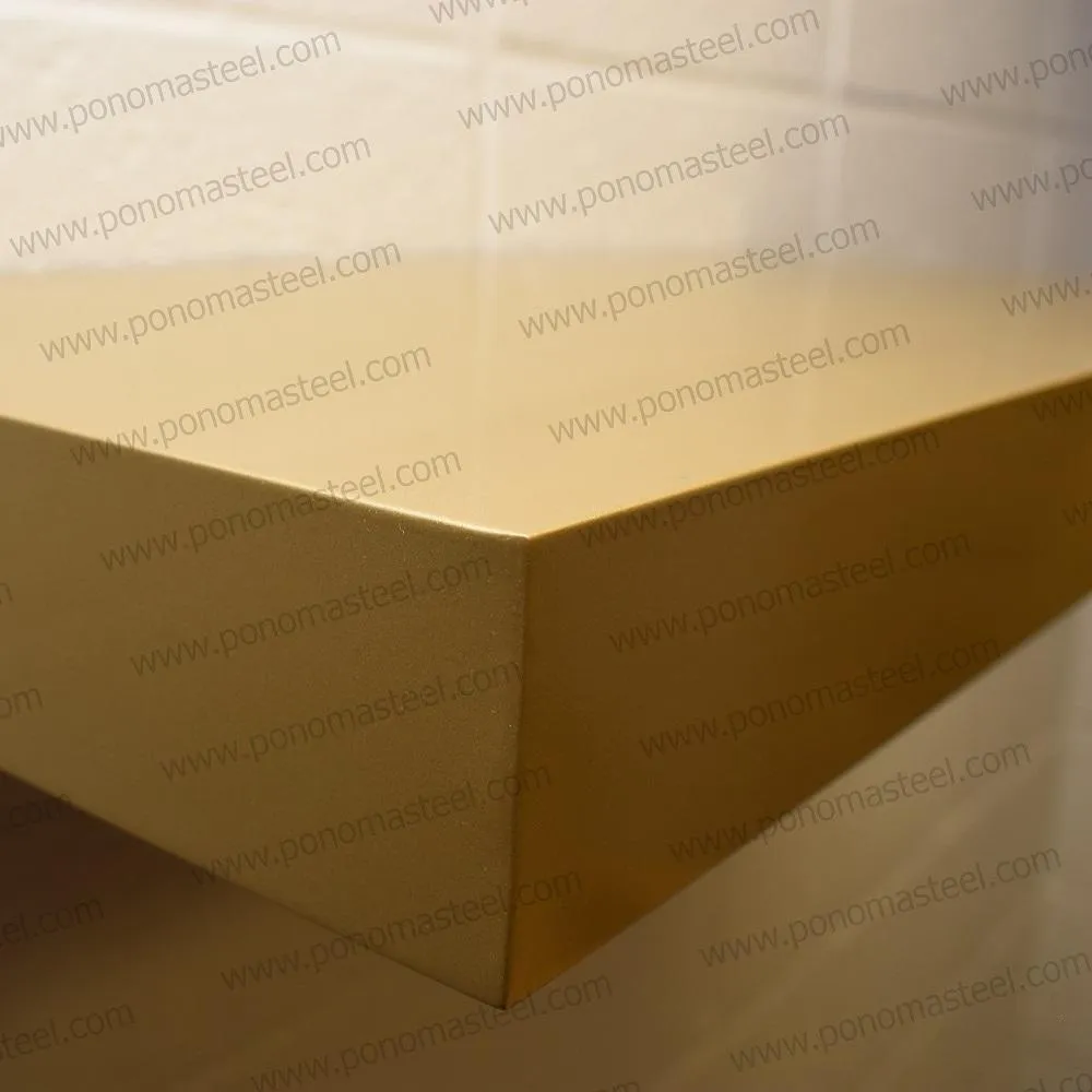 Metal shelves 53"- 62" (cm. 135 - 157,5) made-to-order floating shelves Ponoma®