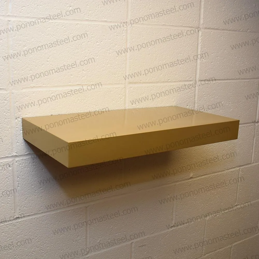 Metal shelves 53"- 62" (cm. 135 - 157,5) made-to-order floating shelves Ponoma®