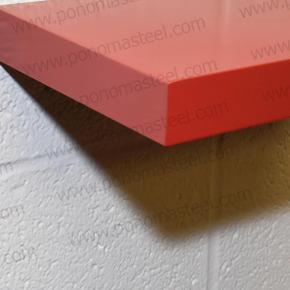 Metal shelves 53"- 62" (cm. 135 - 157,5) made-to-order floating shelves Ponoma®