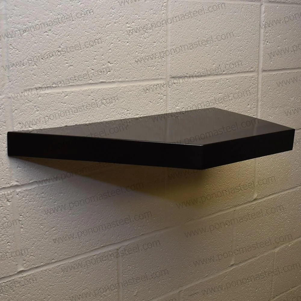 Metal shelves 53"- 62" (cm. 135 - 157,5) made-to-order floating shelves Ponoma®