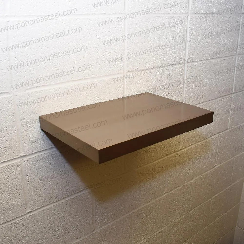 Metal shelves 53"- 62" (cm. 135 - 157,5) made-to-order floating shelves Ponoma®