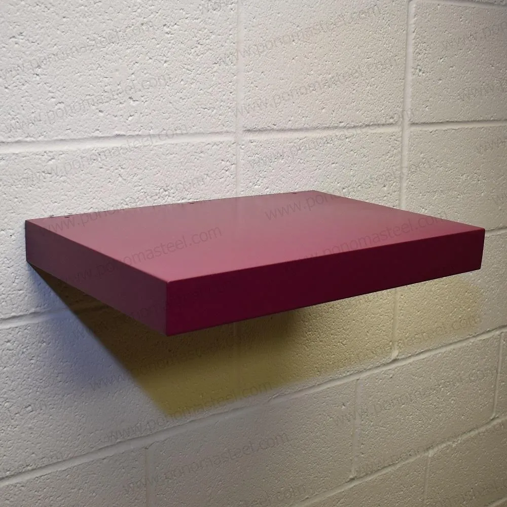 Metal shelves 53"- 62" (cm. 135 - 157,5) made-to-order floating shelves Ponoma®