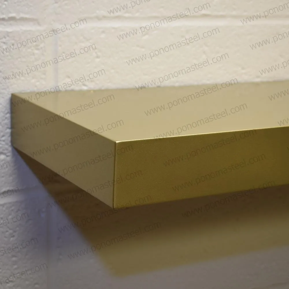 Metal shelves 53"- 62" (cm. 135 - 157,5) made-to-order floating shelves Ponoma®