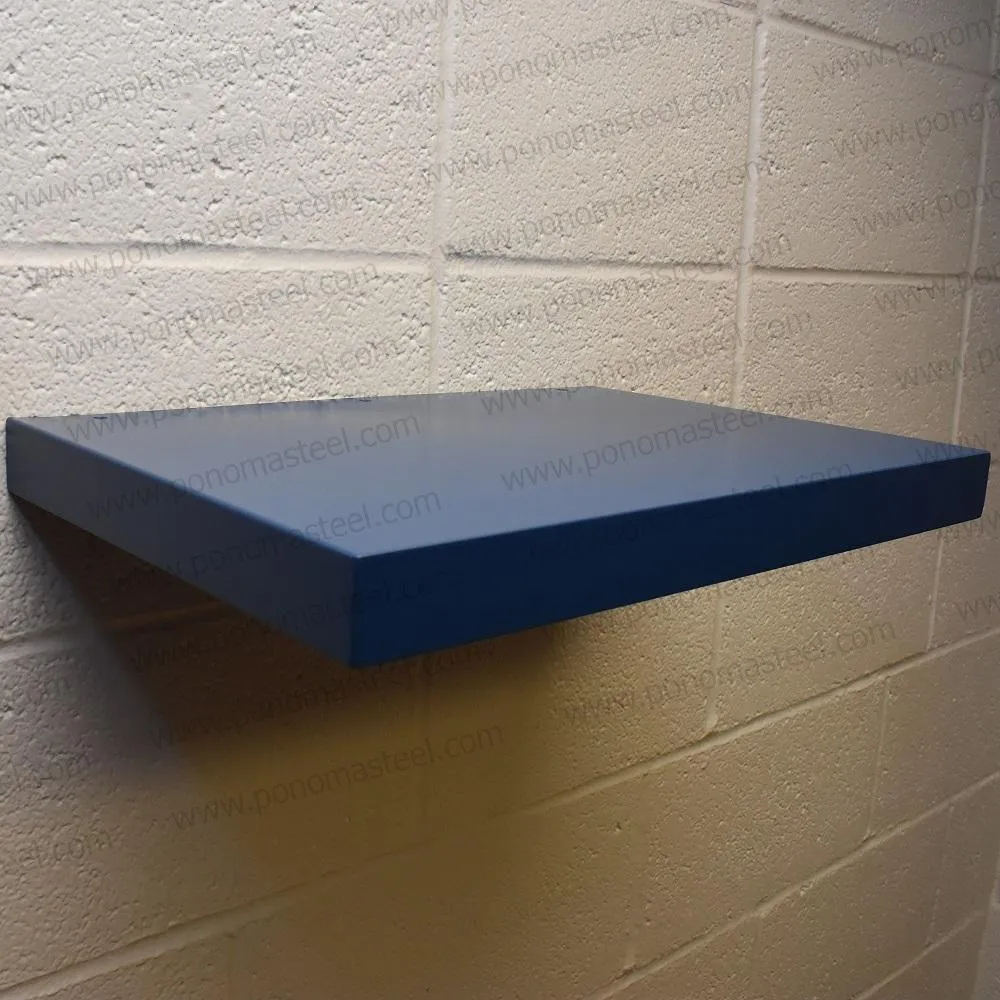 Metal shelves 53"- 62" (cm. 135 - 157,5) made-to-order floating shelves Ponoma®