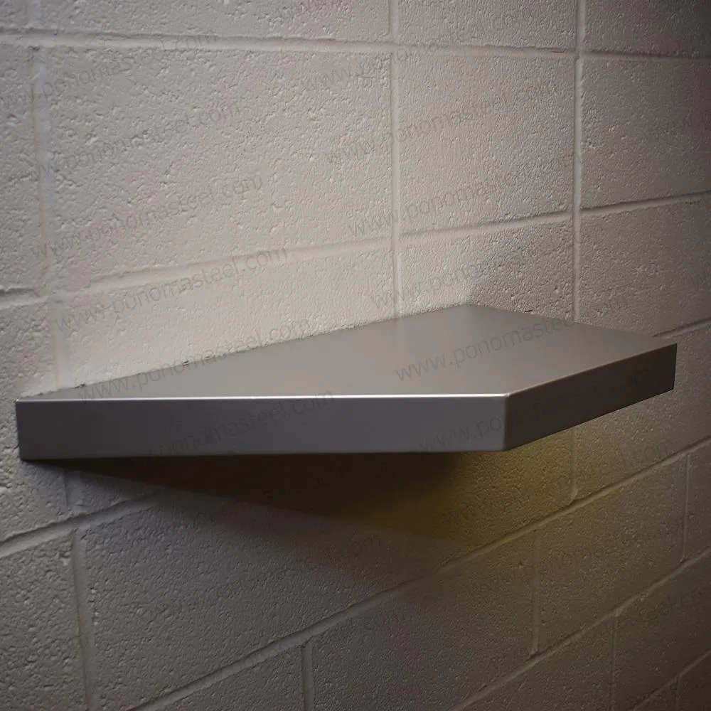 Metal shelves 53"- 62" (cm. 135 - 157,5) made-to-order floating shelves Ponoma®