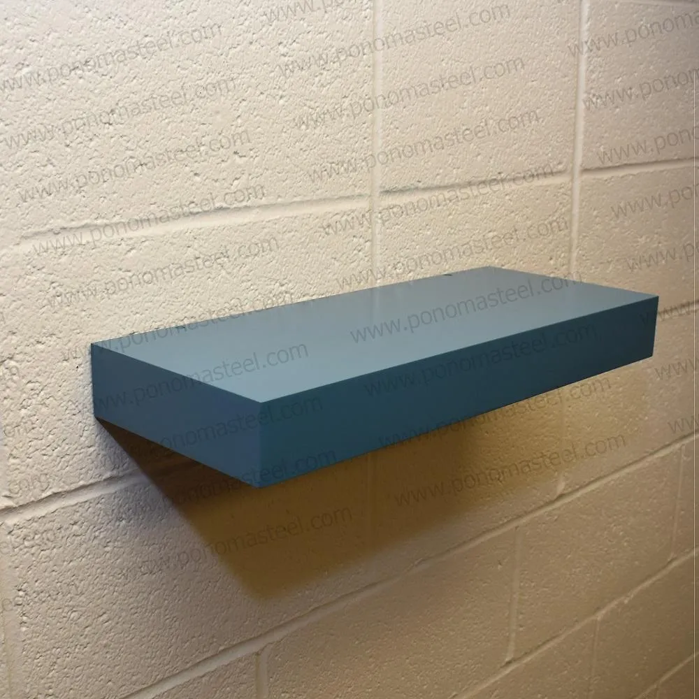 Metal shelves 53"- 62" (cm. 135 - 157,5) made-to-order floating shelves Ponoma®