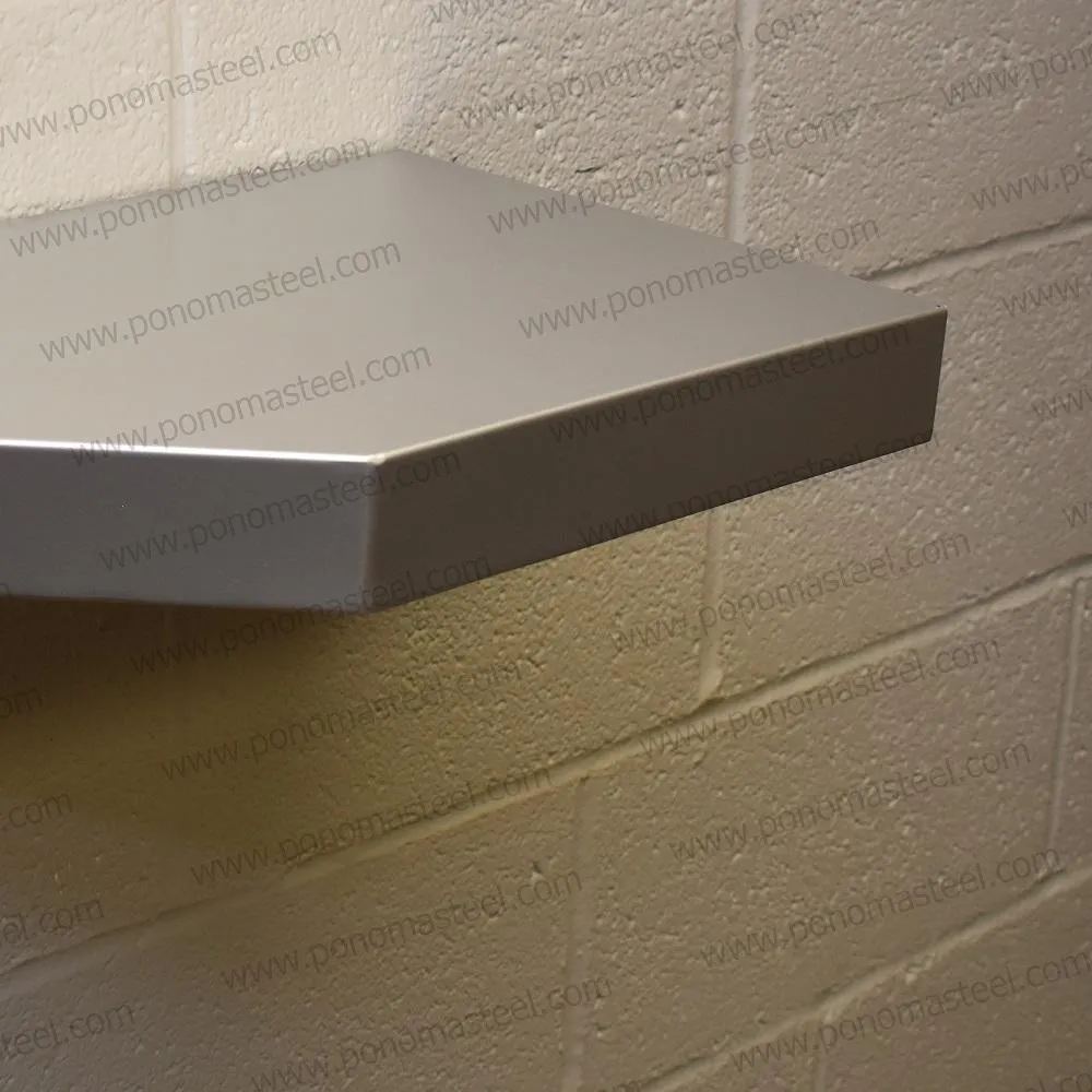 Metal shelves 53"- 62" (cm. 135 - 157,5) made-to-order floating shelves Ponoma®