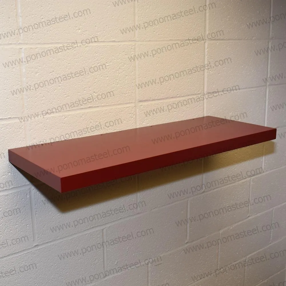 Metal shelves 53"- 62" (cm. 135 - 157,5) made-to-order floating shelves Ponoma®