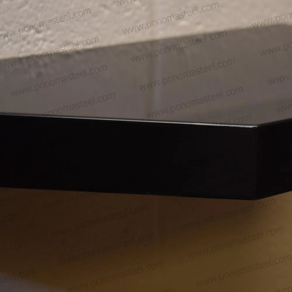 Metal shelves 53"- 62" (cm. 135 - 157,5) made-to-order floating shelves Ponoma®