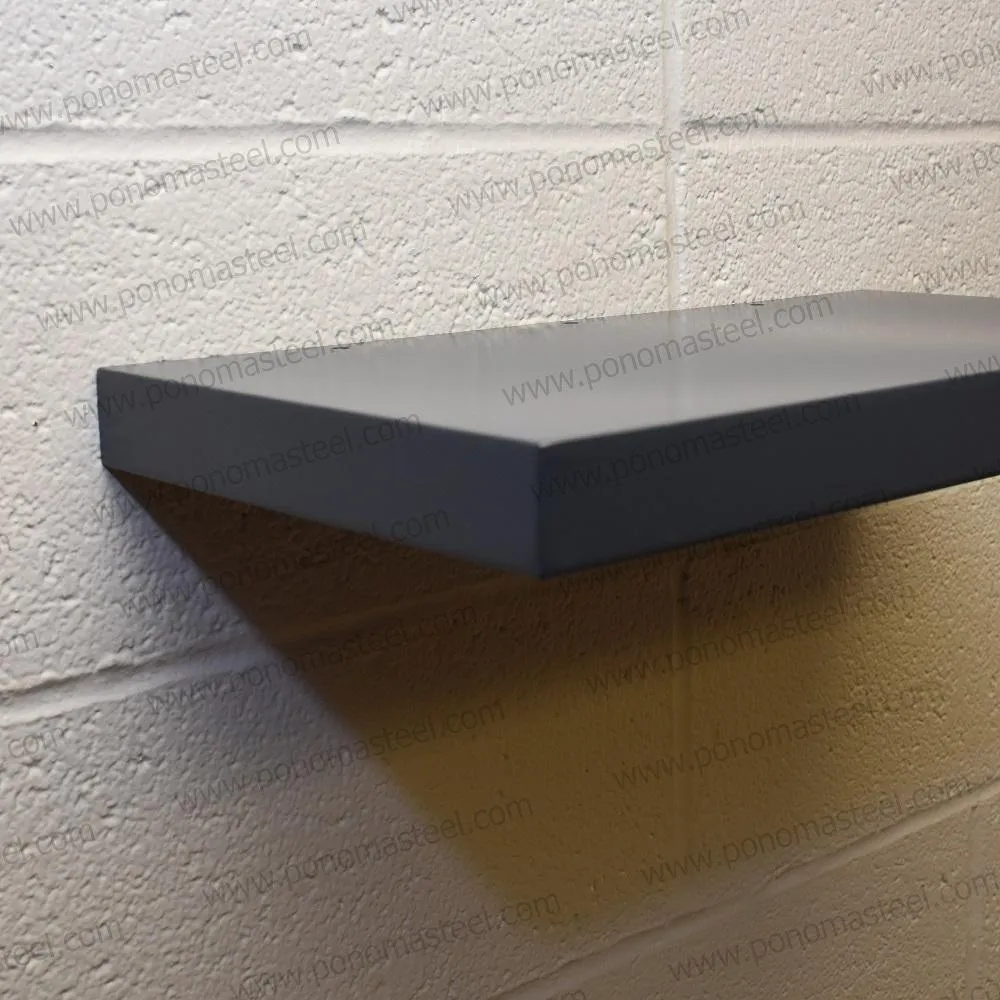Metal shelves 53"- 62" (cm. 135 - 157,5) made-to-order floating shelves Ponoma®