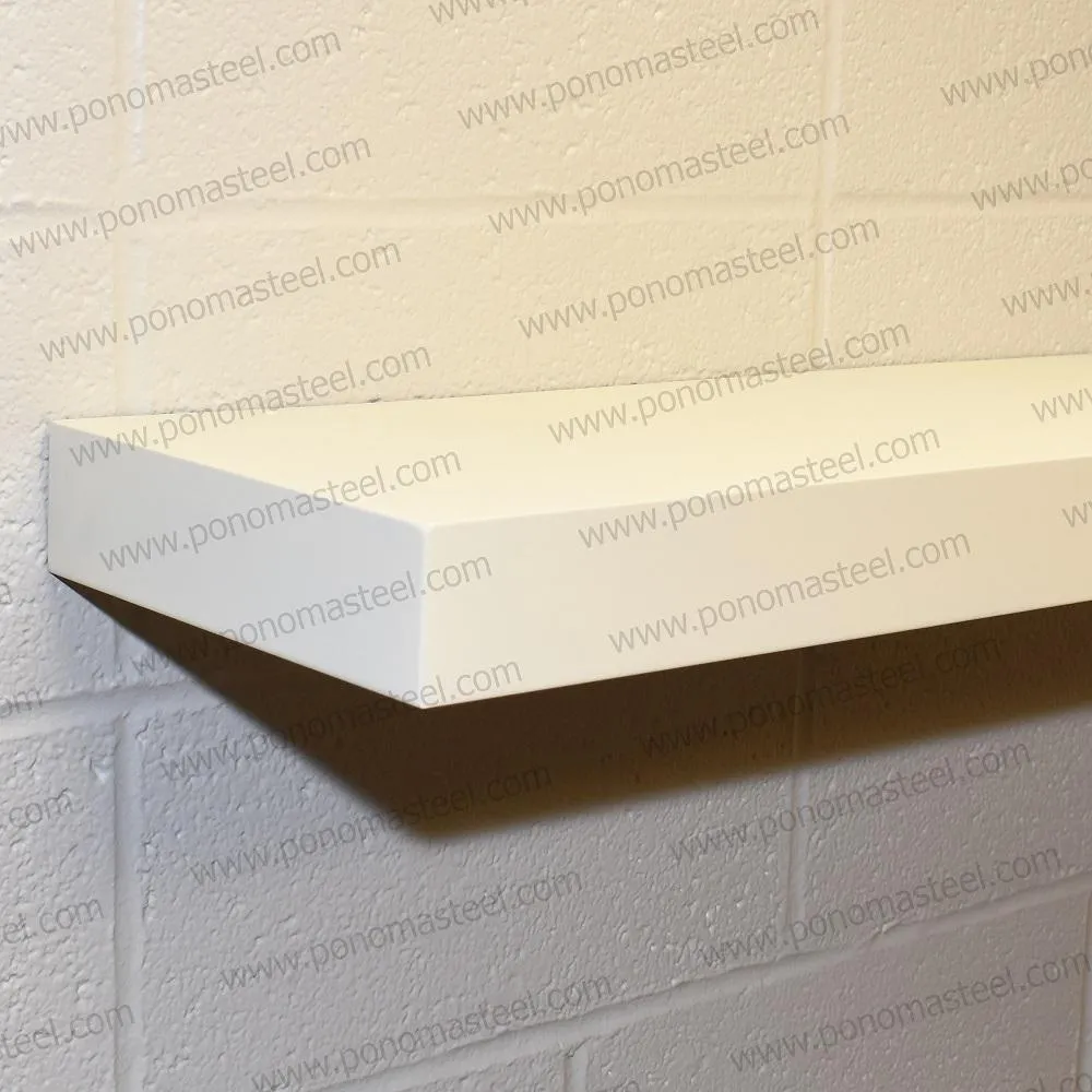 Metal shelves 53"- 62" (cm. 135 - 157,5) made-to-order floating shelves Ponoma®