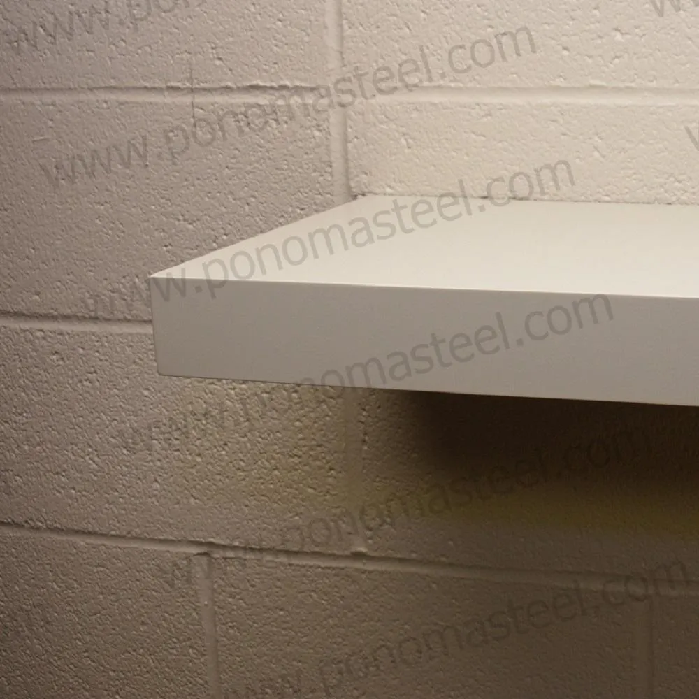 Metal shelves 77"- 82" (cm. 185.4- 208.3) made-to-order floating shelves Ponoma®