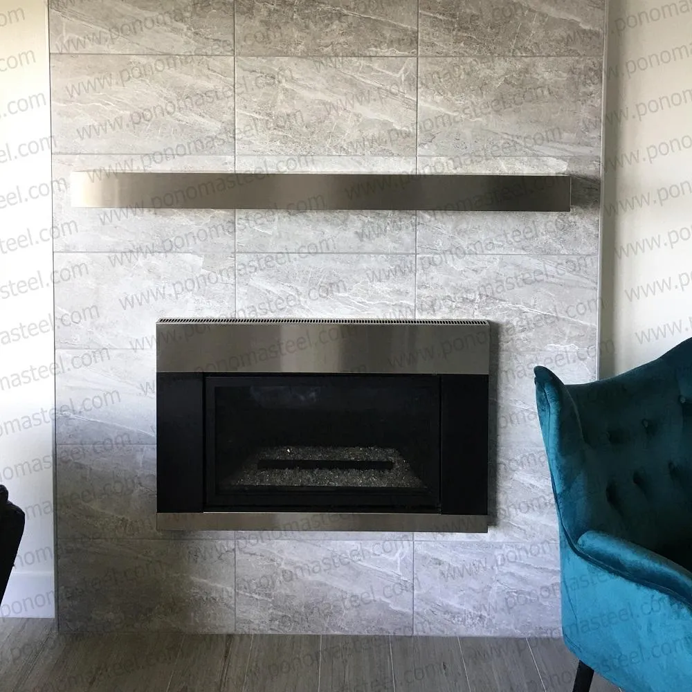 Metal shelves 83"- 87" (cm. 210.8- 221) made-to-order floating shelves Ponoma®