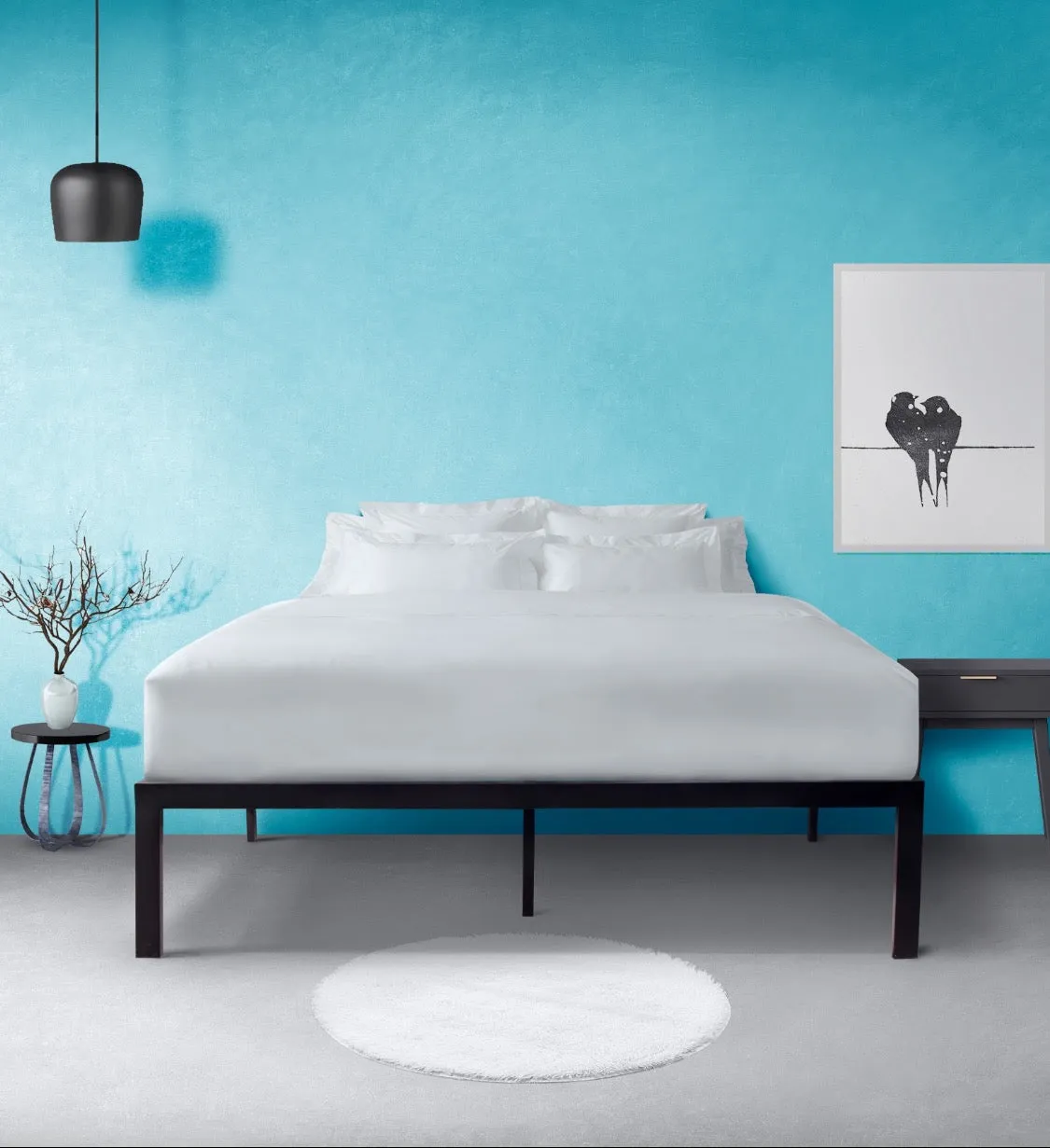Minimalist Bed Frame - Black