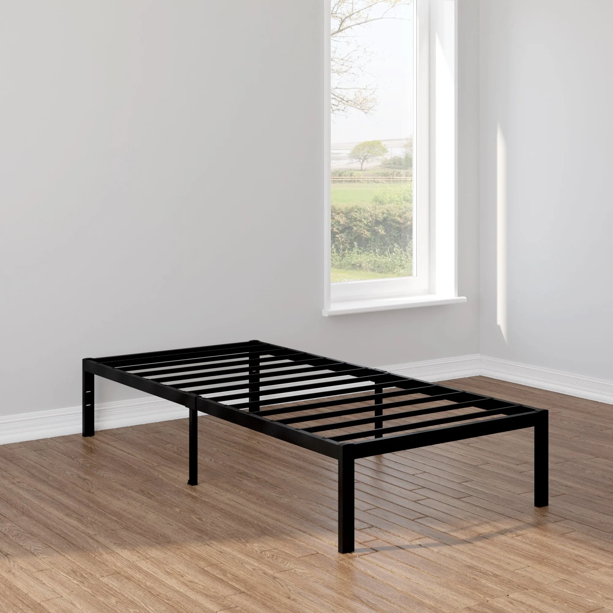 Minimalist Bed Frame - Black