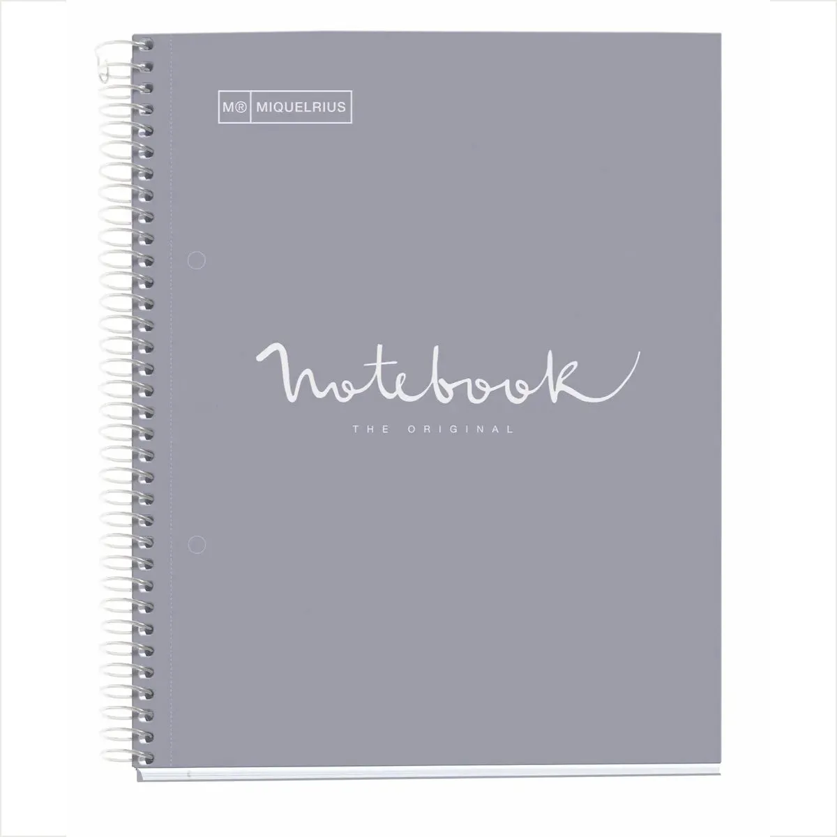 Miquelrius Notebook 1 Subject A4 100 Sheets Cube Grey