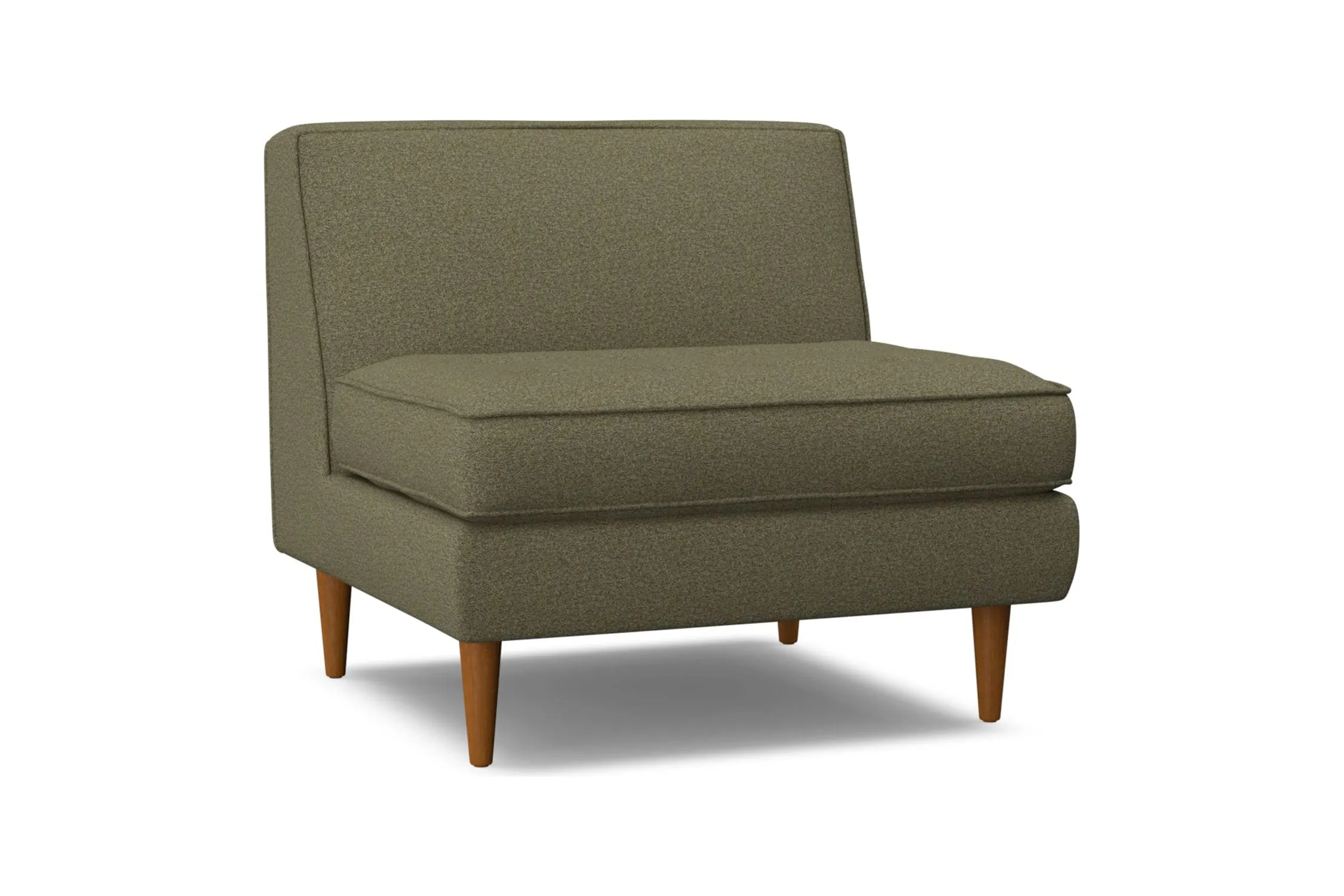 Monroe Armless Chair :: Leg Finish: Pecan