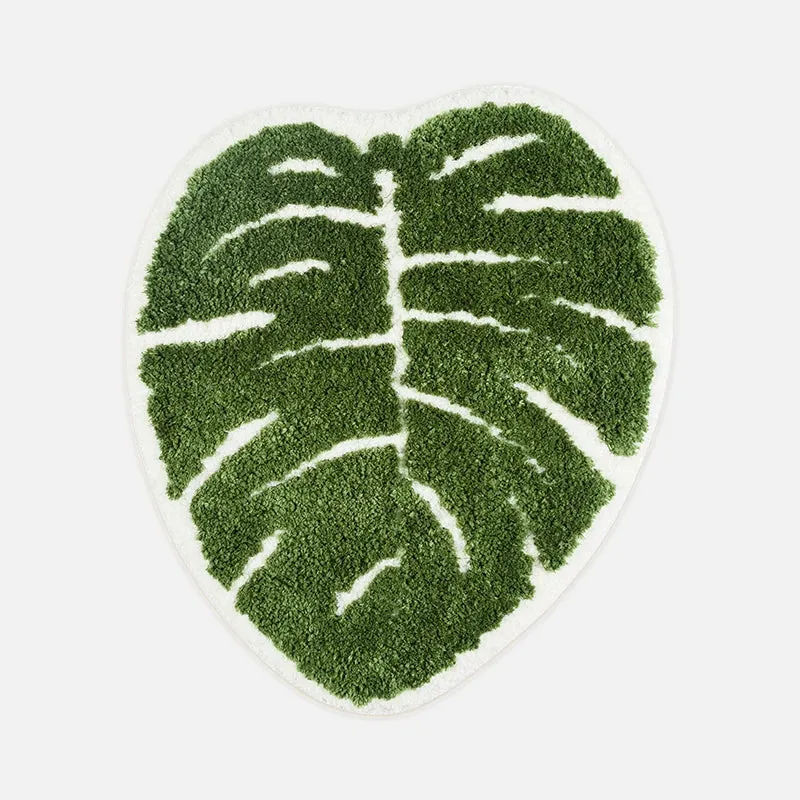 Monstera Albina Bath Mat