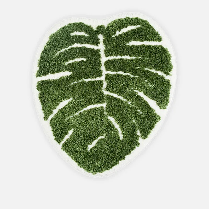 Monstera Albina Bath Mat