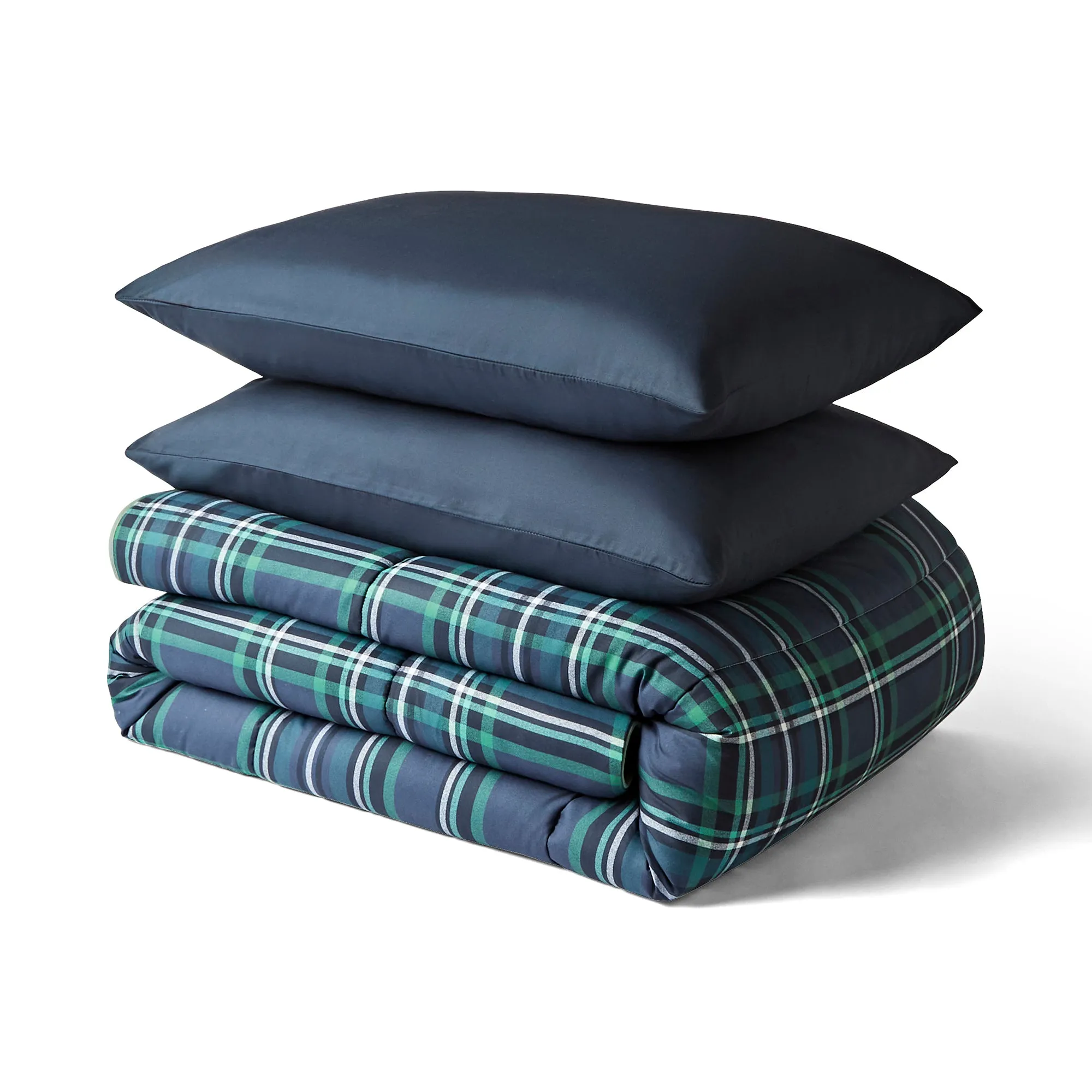 Night Lark® Classic Tartan Coverless Duvet Set