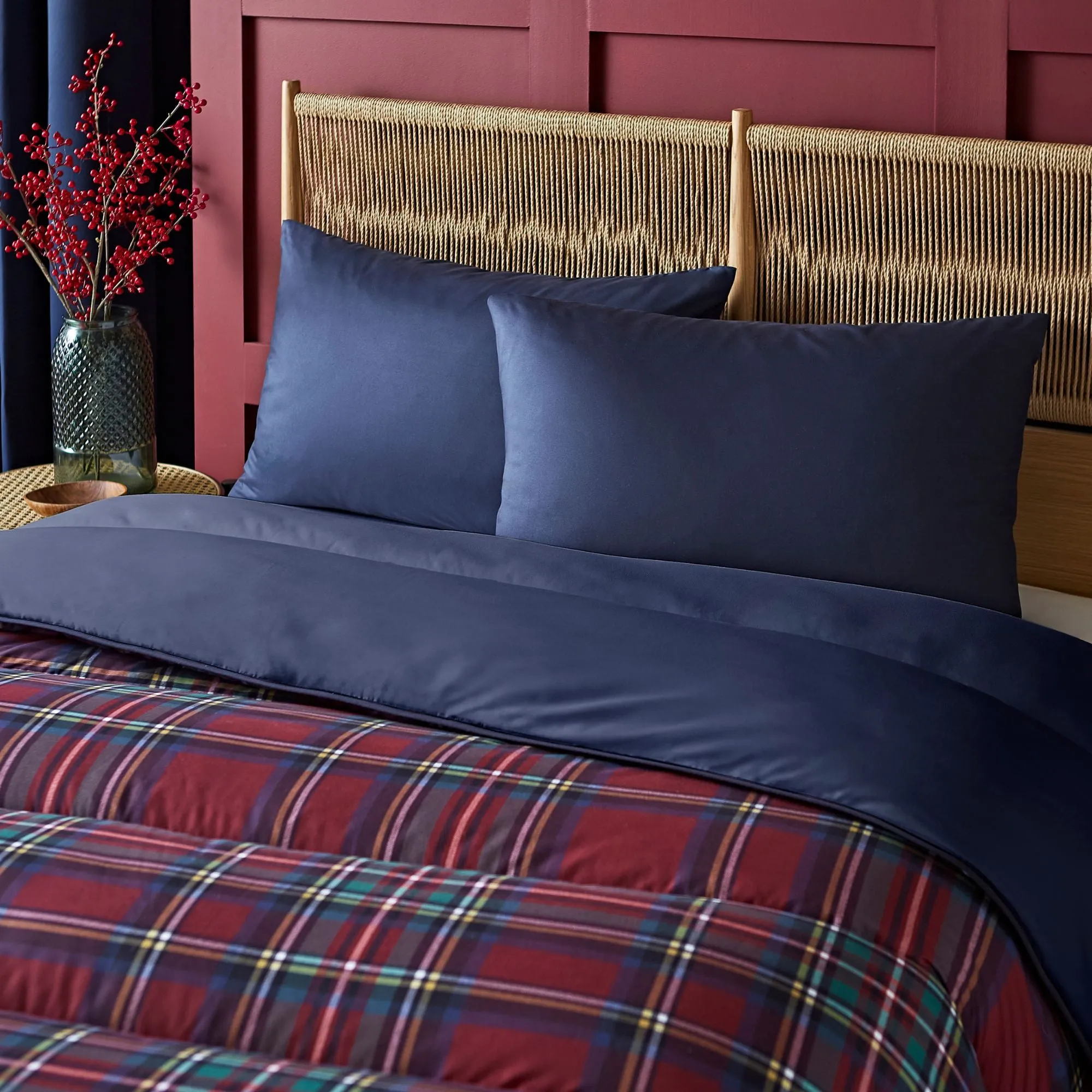 Night Lark® Classic Tartan Coverless Duvet Set