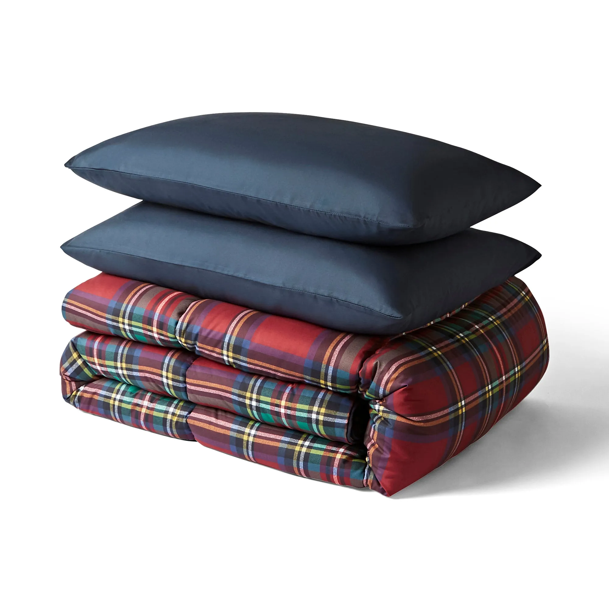 Night Lark® Classic Tartan Coverless Duvet Set
